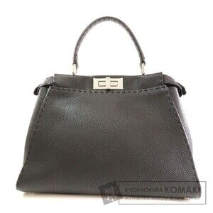 Fendi Peekaboo Selleria Handbag Leather